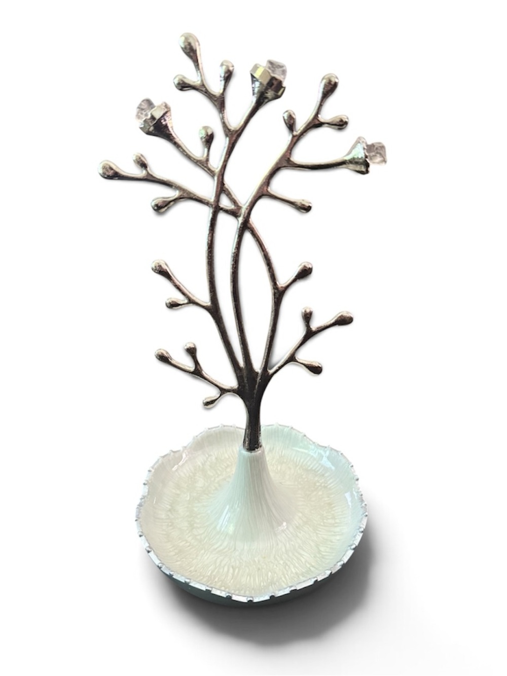 Crystal tree jewelry holder